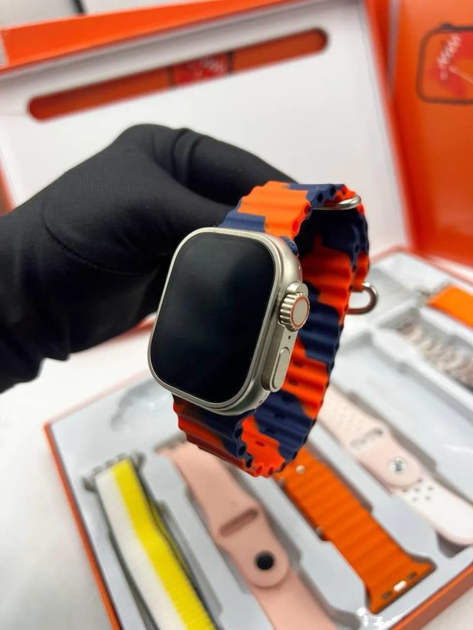 Ultra 7-in-1 Smart Watch – 49mm IPS Display, Bluetooth Calling, Heart Rate & SpO2 Monitor, Multi-Sport Modes, Sleep Tracking, 7 Straps Included - Image 6